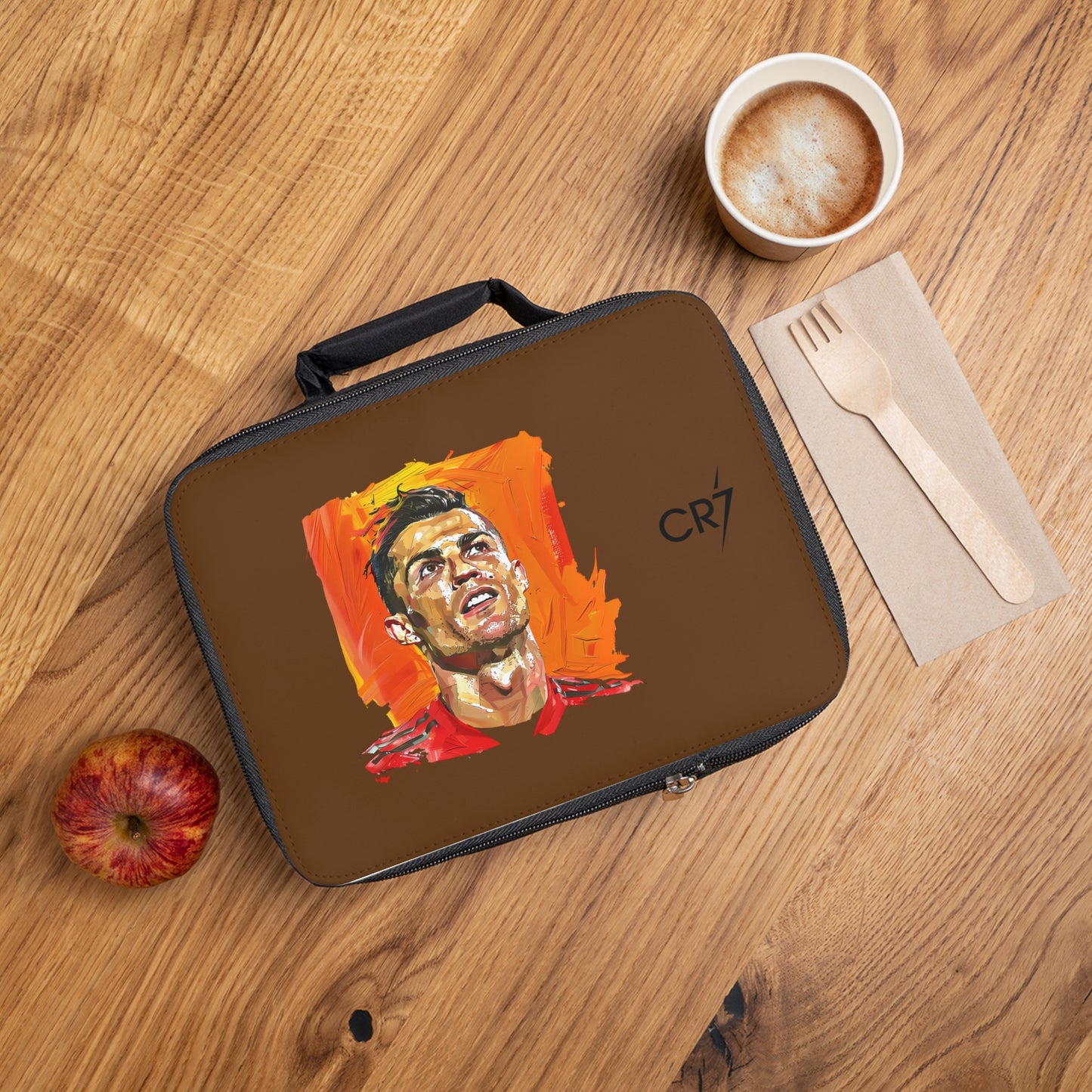 CR7 Cristiano Ronaldo Lunch Bag Brown ⚽🥇