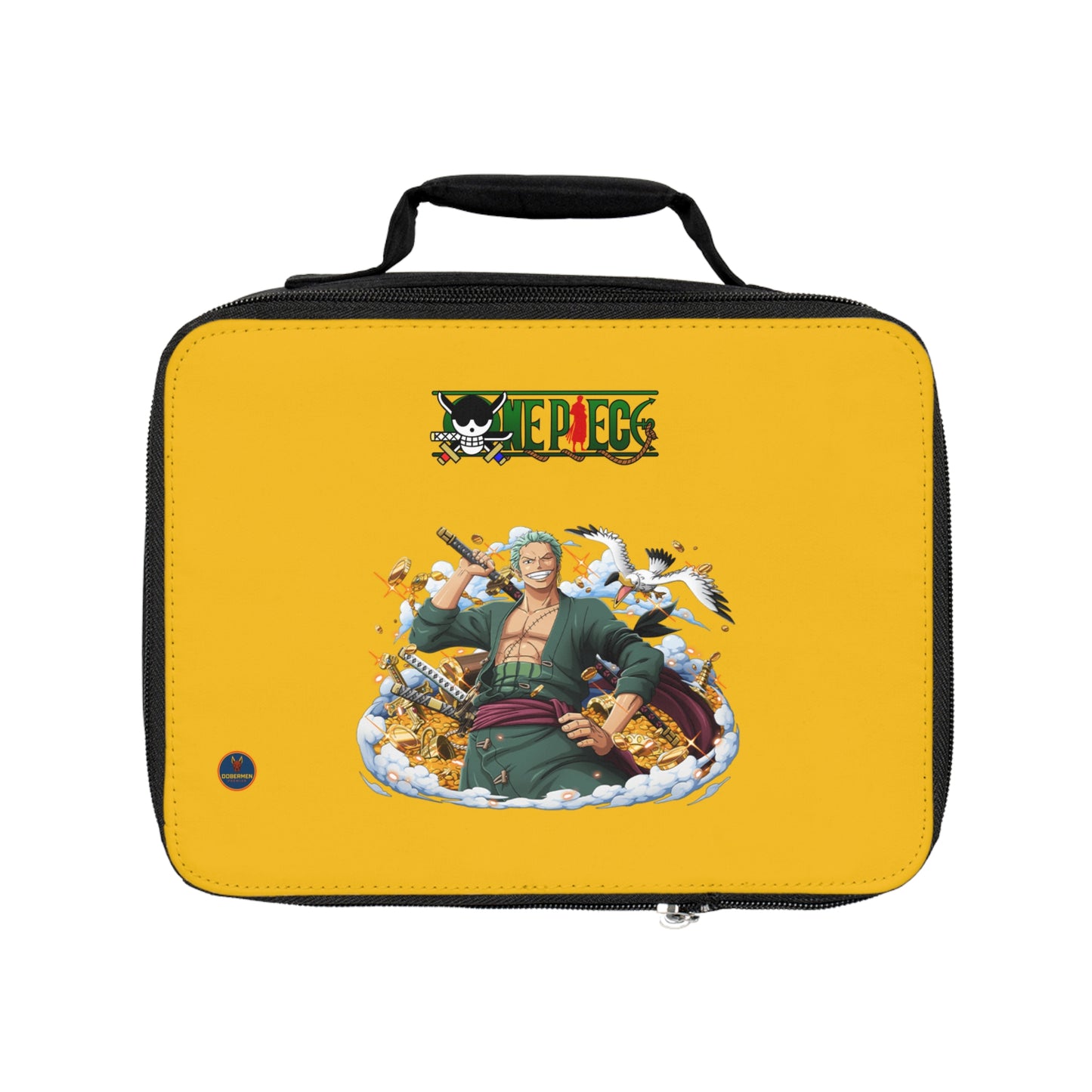 Roronoa Zoro One Piece Anime Lunch Bag Yellow 🍱