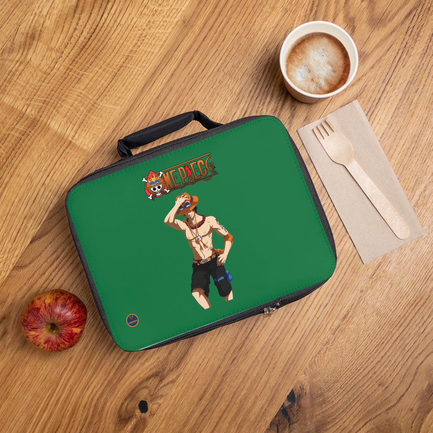 Sanji One Piece Anime Lunch Bag Dark green 🍱