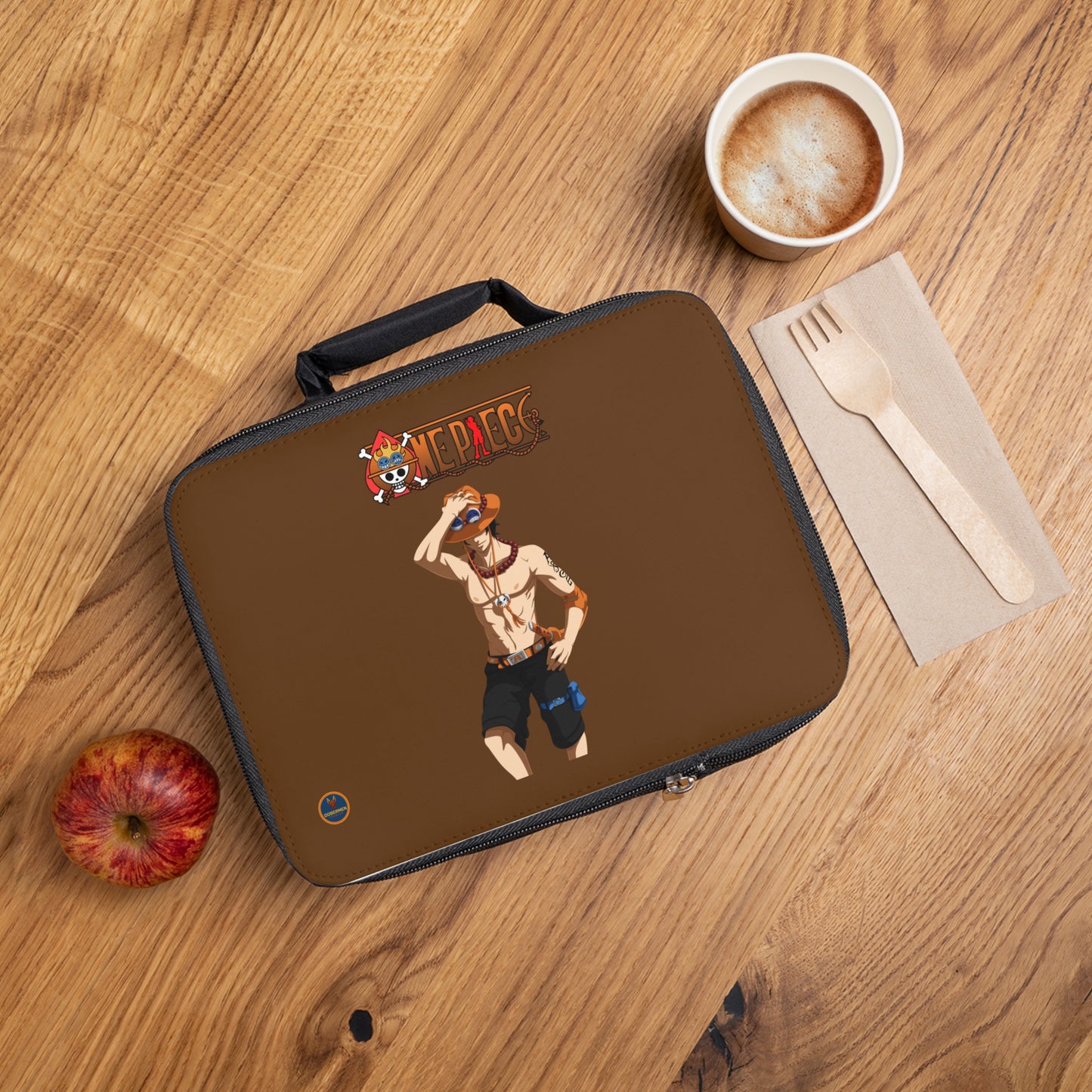 Sanji One Piece Anime Lunch Bag Brown 🍱