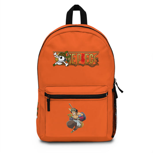 Usopp One Piece Anime Backpack Orange 🎯
