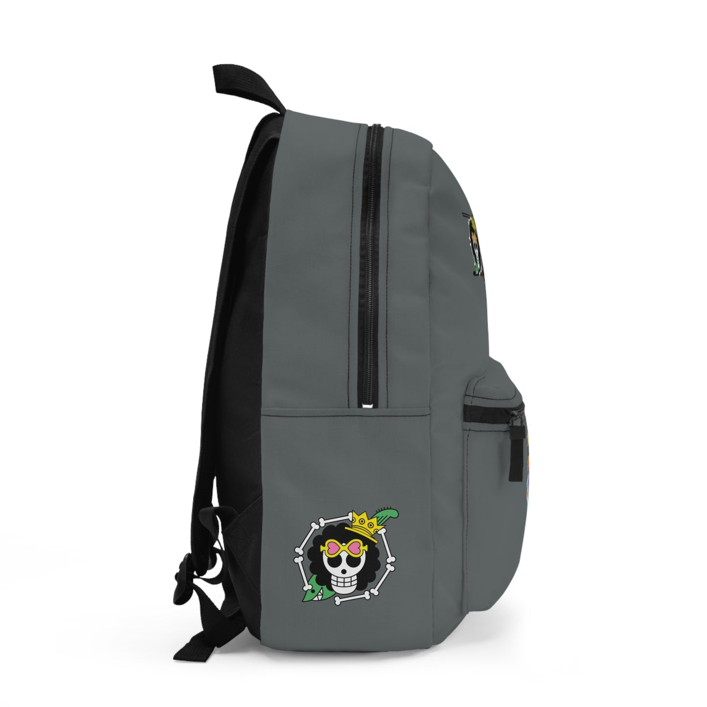 Brook One Piece Anime Backpack Dark grey 🎵