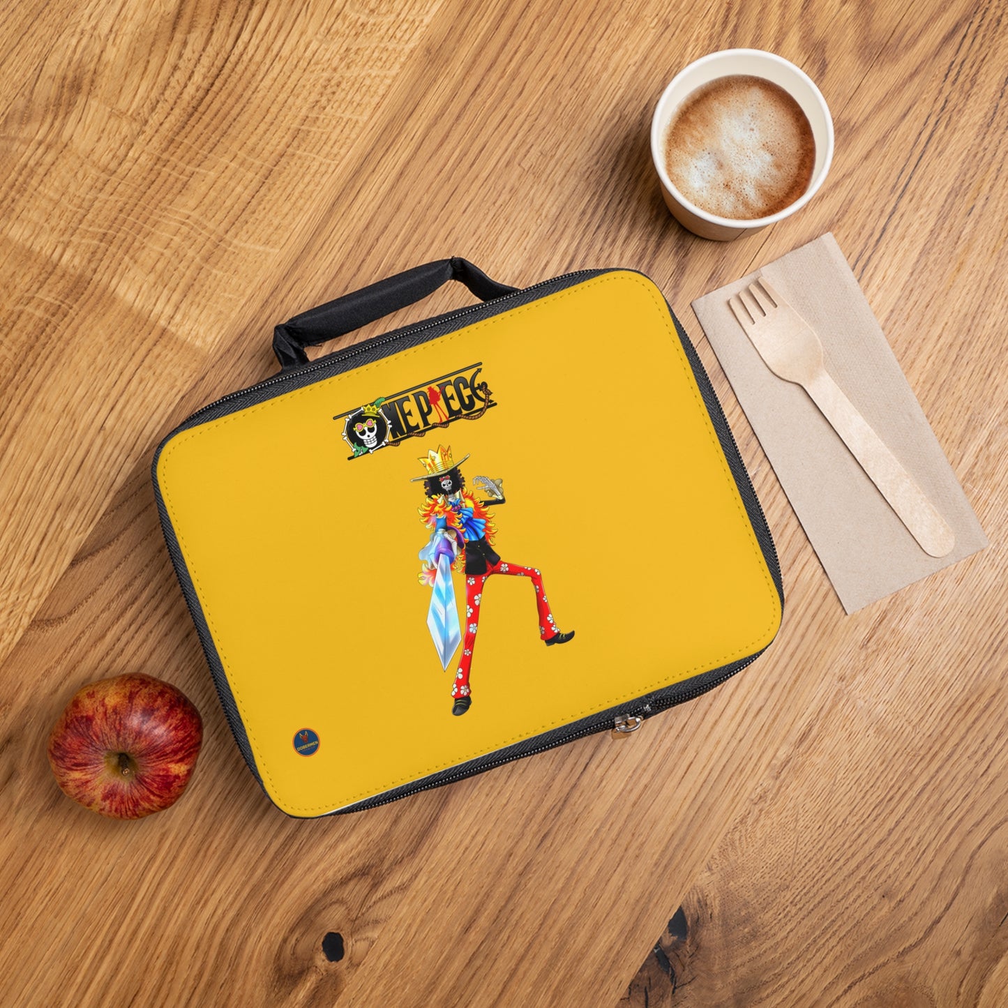 Brook One Piece Anime Lunch Bag Yellow 🍱