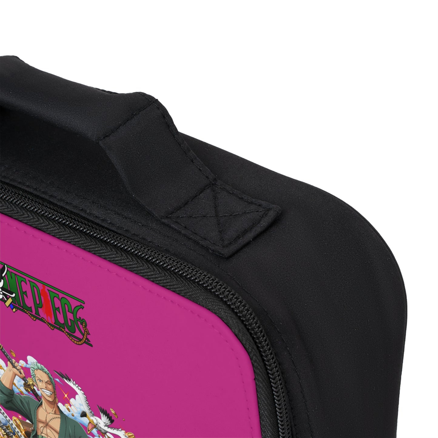 Roronoa Zoro One Piece Anime Lunch Bag Pink 🍱