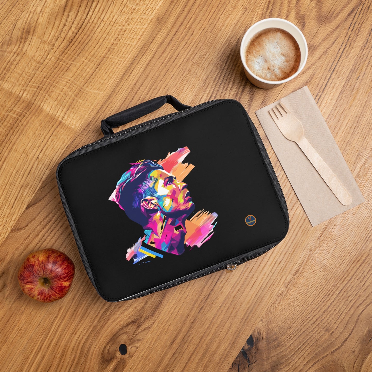Cristiano Ronaldo CR7 Thermal Lunch Bag Black ⚽🥶