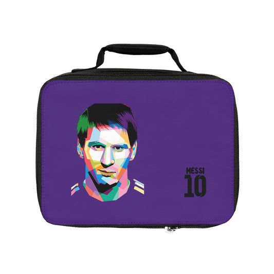 Lionel Messi LM10 Thermal Lunch Bag Purple ⚽🥶