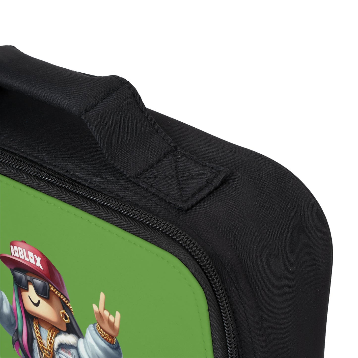 Insulated Roblox Lunch Tote Green 🎮✨⚡