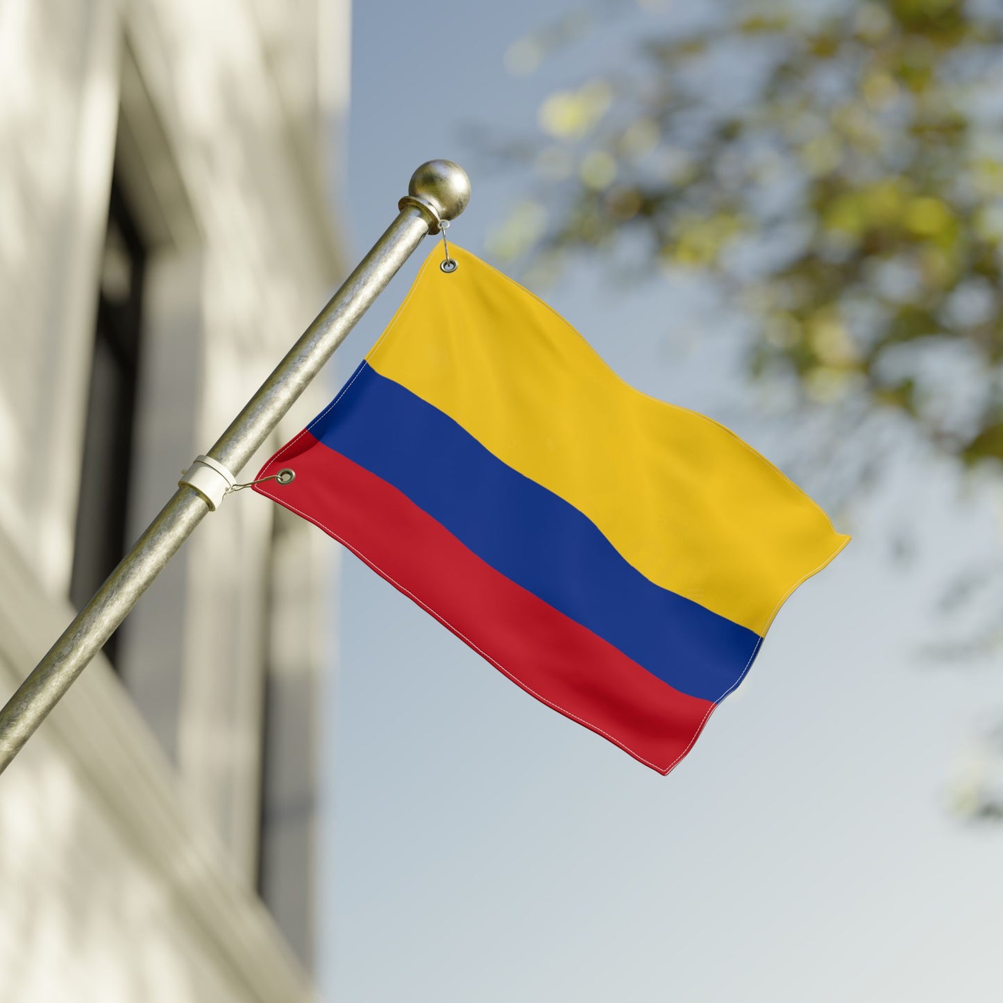 Colombia Soccer Double-Sided Flag – James #10 Tribute