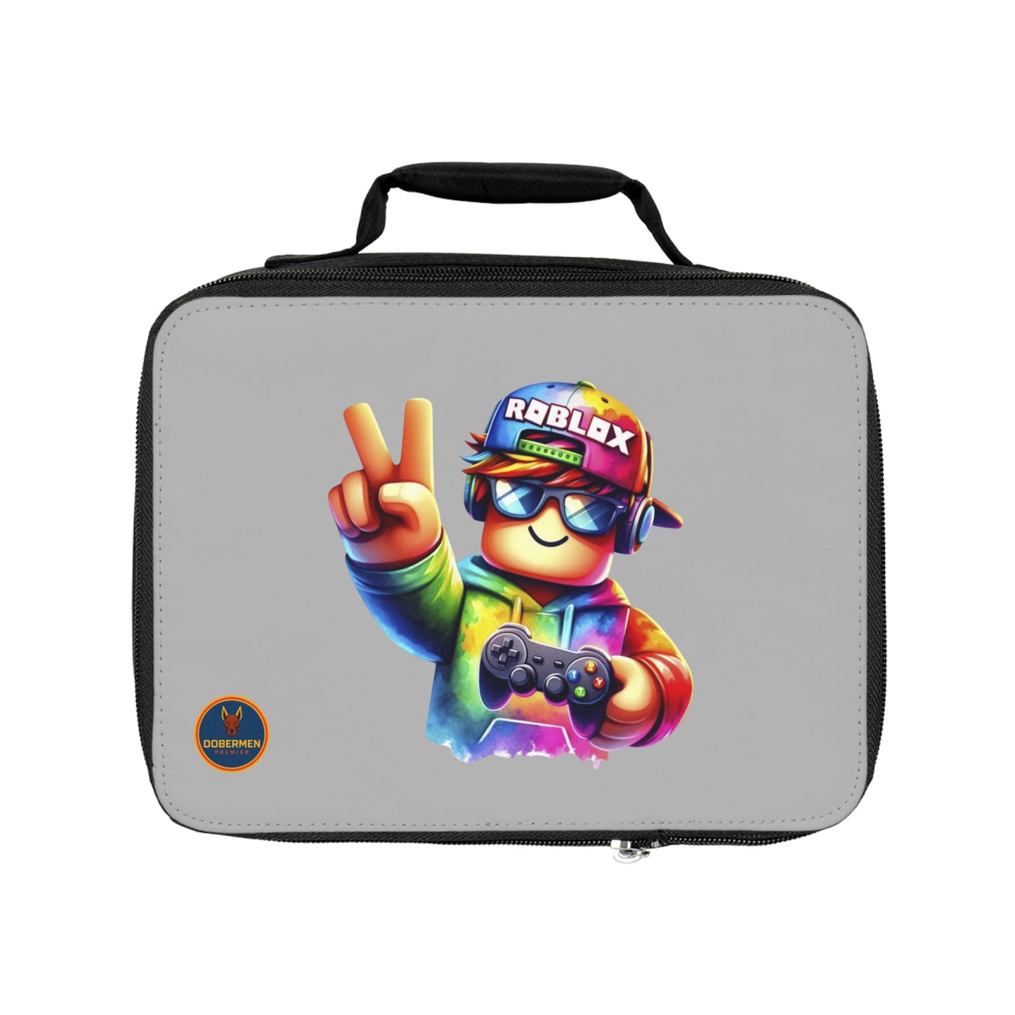 Vibrant Roblox Lunch Box Light grey 🌈 🎮🎒