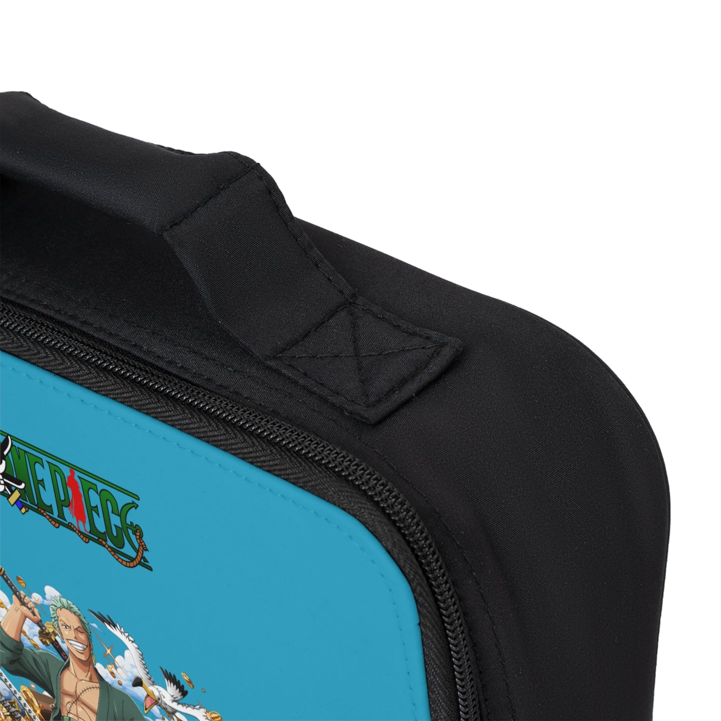 Roronoa Zoro One Piece Anime Lunch Bag Turquoise 🍱
