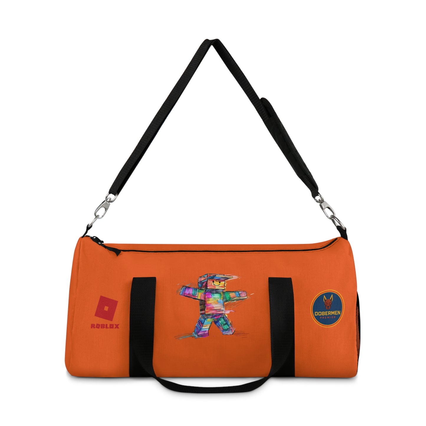Roblox Themed Duffel Bag Orange 🧒🕹️ 👧