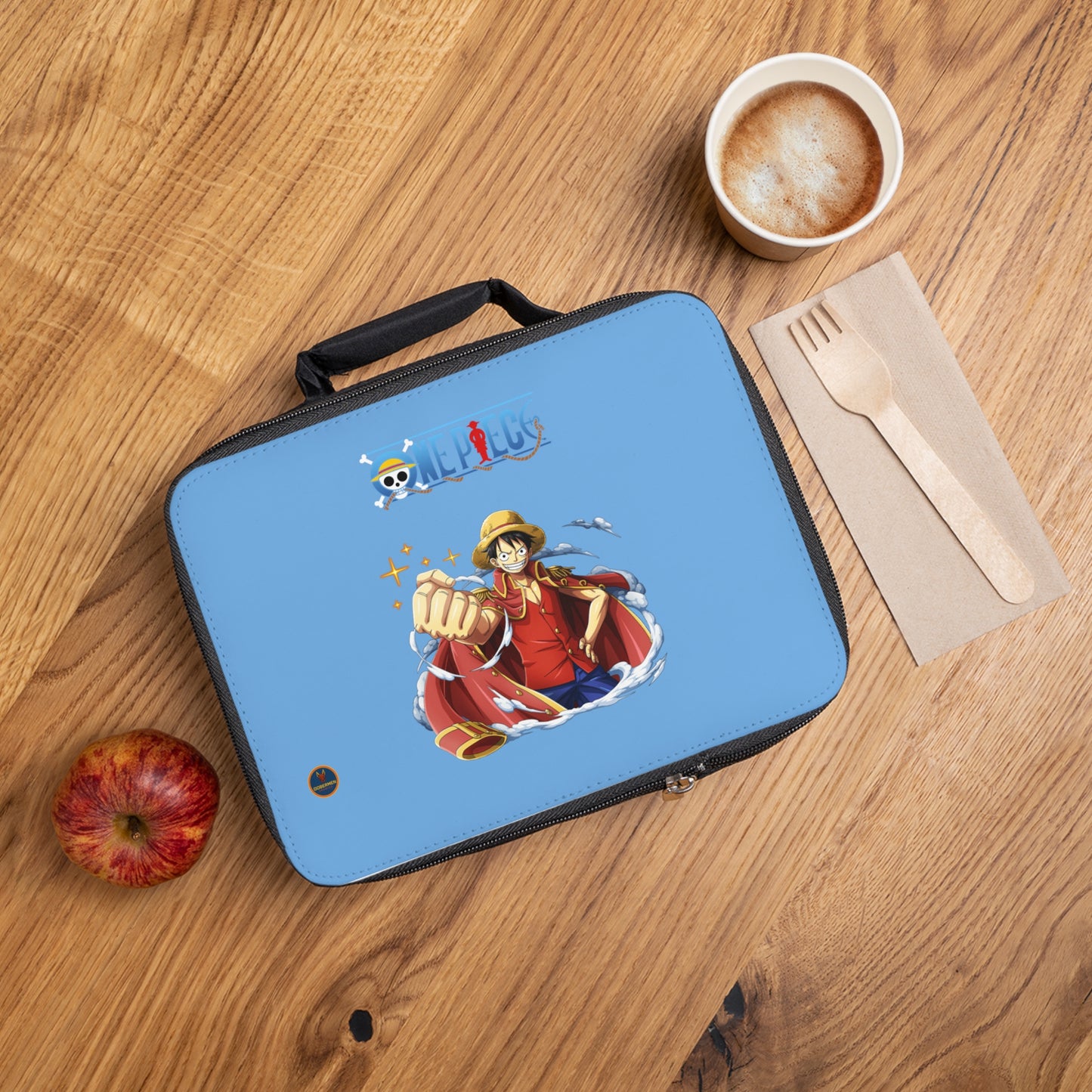 Monkey D. Luffy One Piece Anime Lunch Bag Light blue 🍱