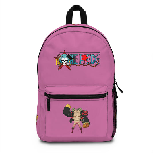 Franky One Piece Anime Backpack Light pink 🔧