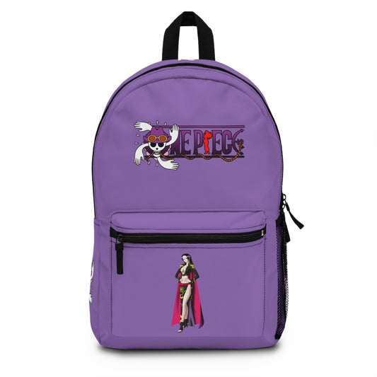 Nico Robin One Piece Premium Anime Backpack Light purple 🎒