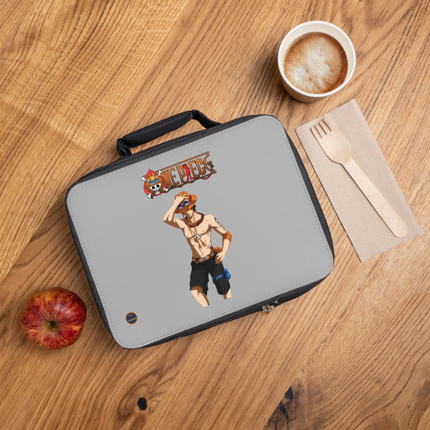 Sanji One Piece Anime Lunch Bag Light grey 🍱