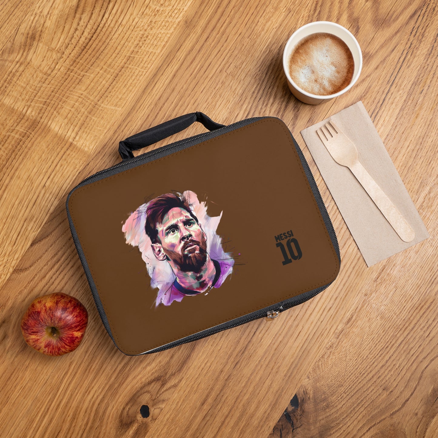 Lionel Messi LM10 Lunch Bag Brown ⚽🥇