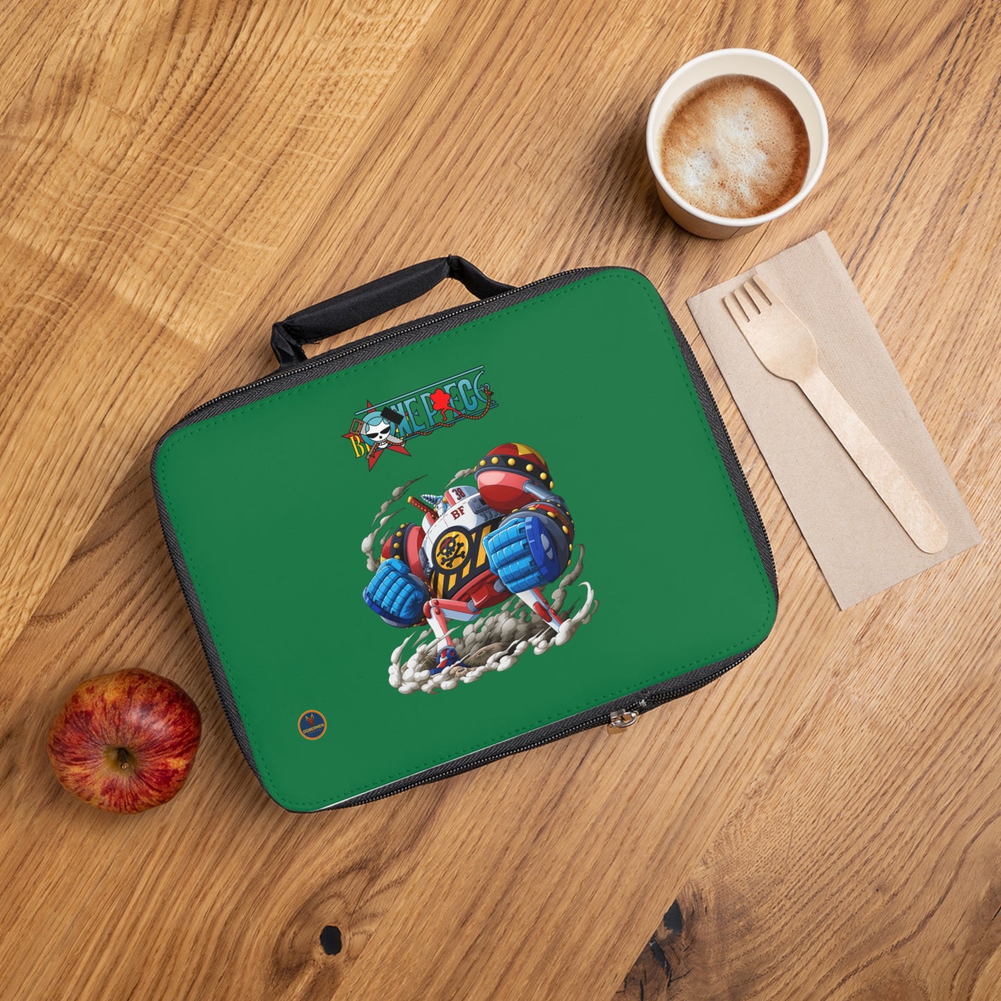 Franky One Piece Anime Lunch Bag Dark green 🍱