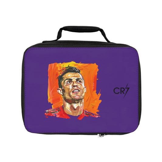 CR7 Cristiano Ronaldo Lunch Bag Purple ⚽🥇