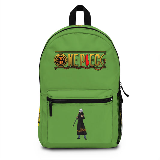 Trafalgar D. Water Law One Piece Anime Backpack Green ⚓