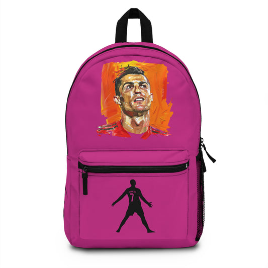 Cristiano Ronaldo CR7 Backpack Pink ⚽🎒