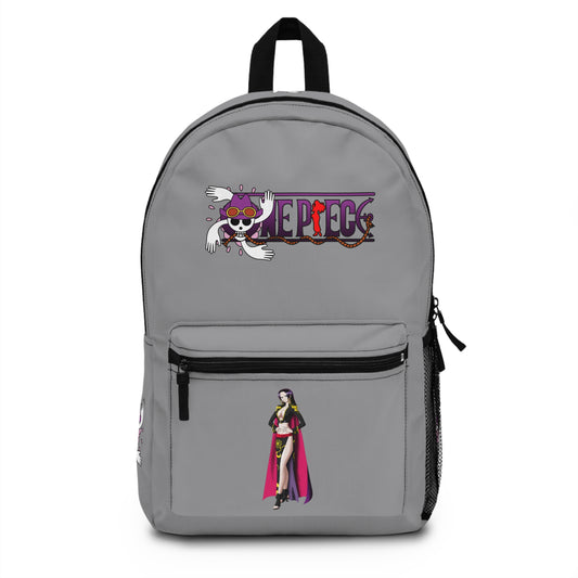 Nico Robin One Piece Premium Anime Backpack Grey 🎒