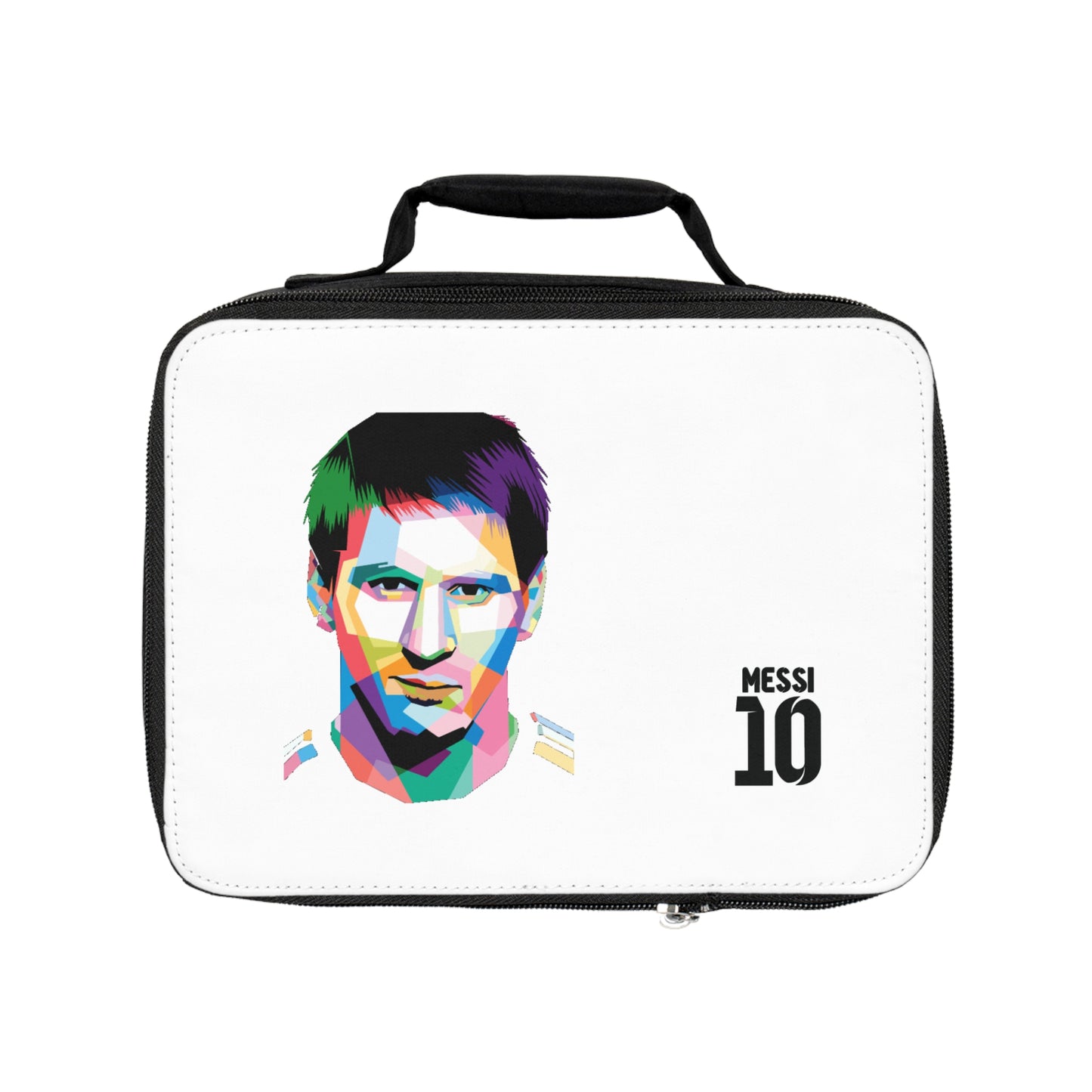 Lionel Messi LM10 Thermal Lunch Bag White ⚽🥶
