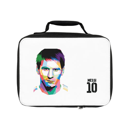 Lionel Messi LM10 Thermal Lunch Bag White ⚽🥶