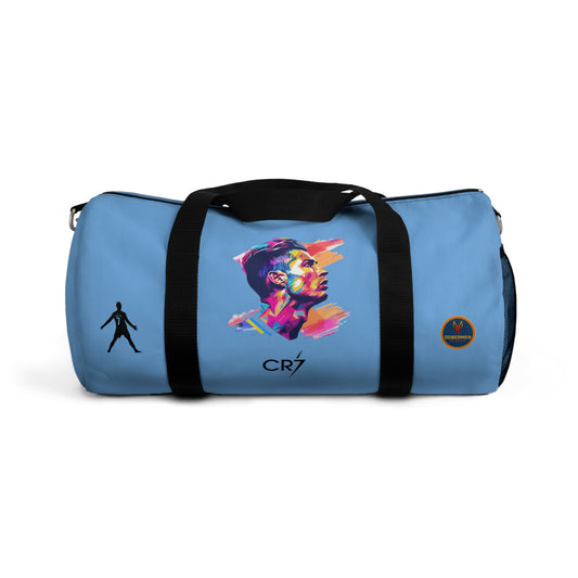 Premium Cristiano Ronaldo Duffel Bag Light blue 🏆⚽