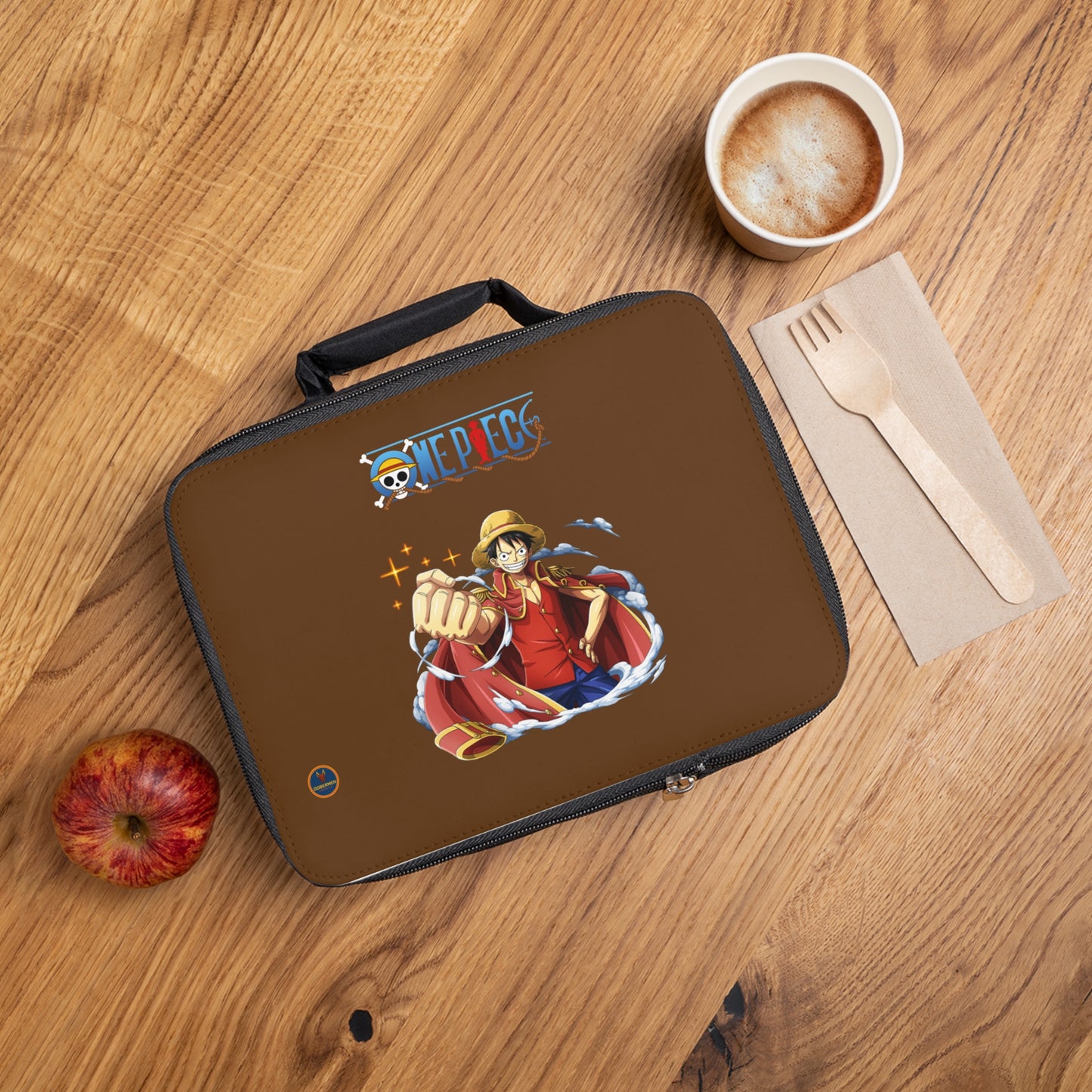 Monkey D. Luffy One Piece Anime Lunch Bag Brown 🍱