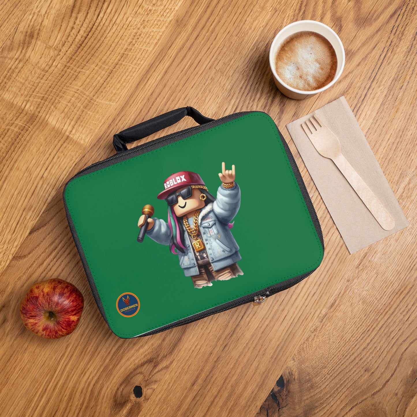 Insulated Roblox Lunch Tote Dark green 🎮✨⚡