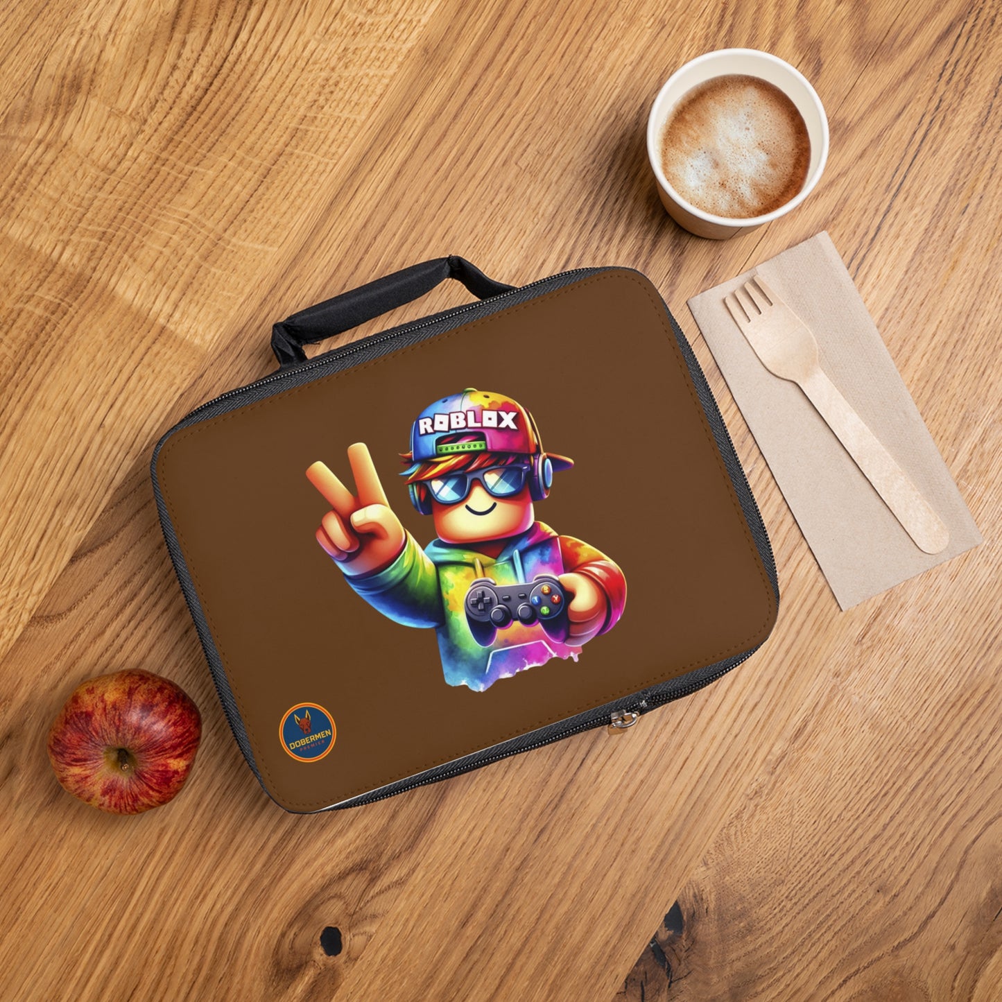 Vibrant Roblox Lunch Box Light Brown 🌈 🎮🎒