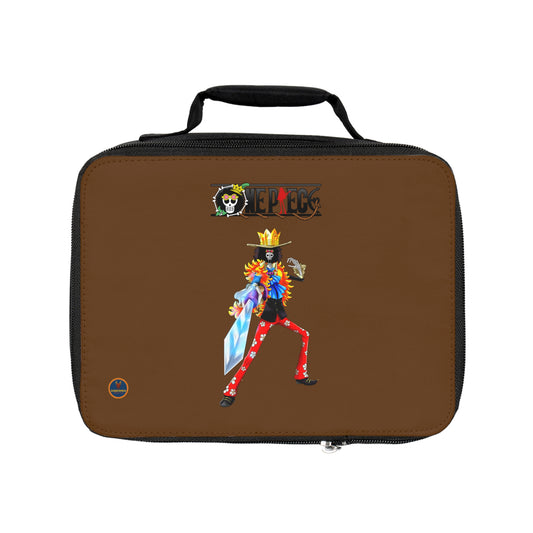 Brook One Piece Anime Lunch Bag Brown 🍱