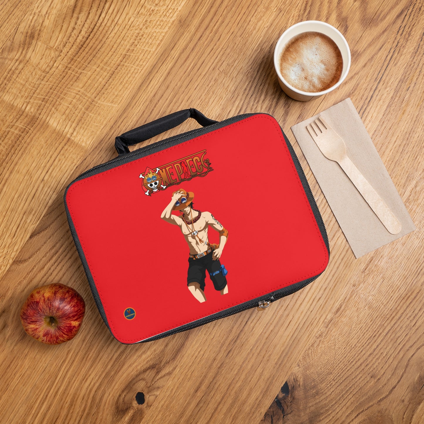 Sanji One Piece Anime Lunch Bag Red 🍱