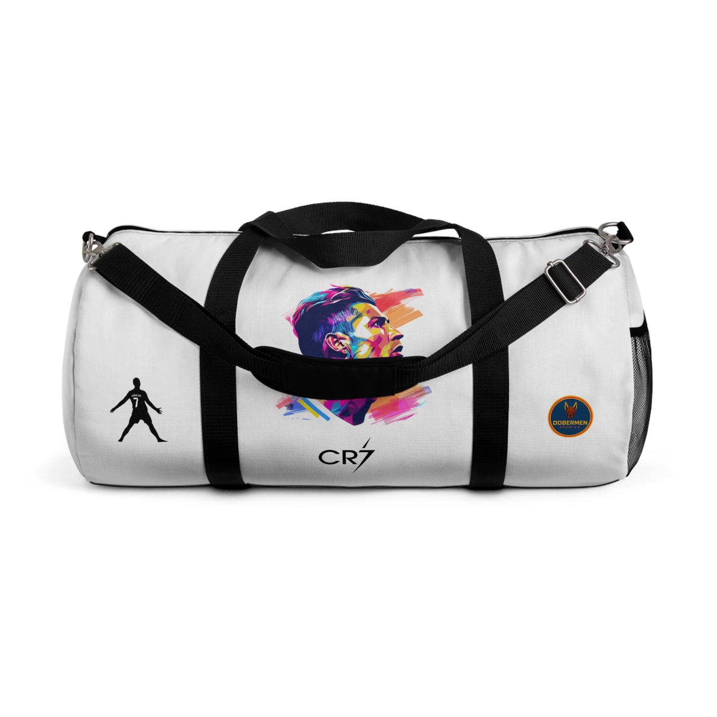 Premium Cristiano Ronaldo Duffel Bag White 🏆⚽