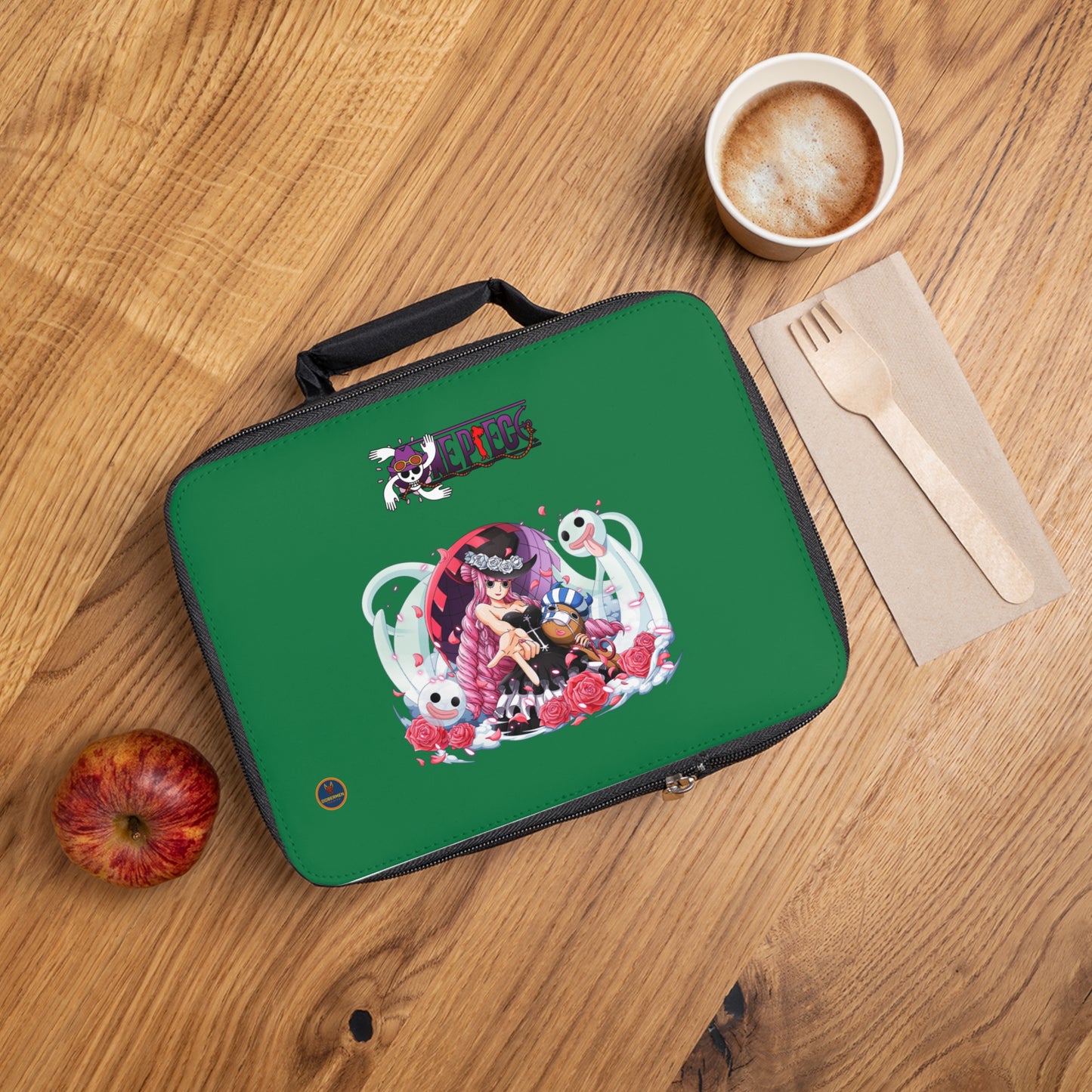 Nico Robin One Piece Anime Lunch Bag Dark green 🍱