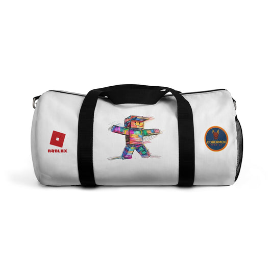 Roblox Themed Duffel Bag White 🧒🕹️ 👧