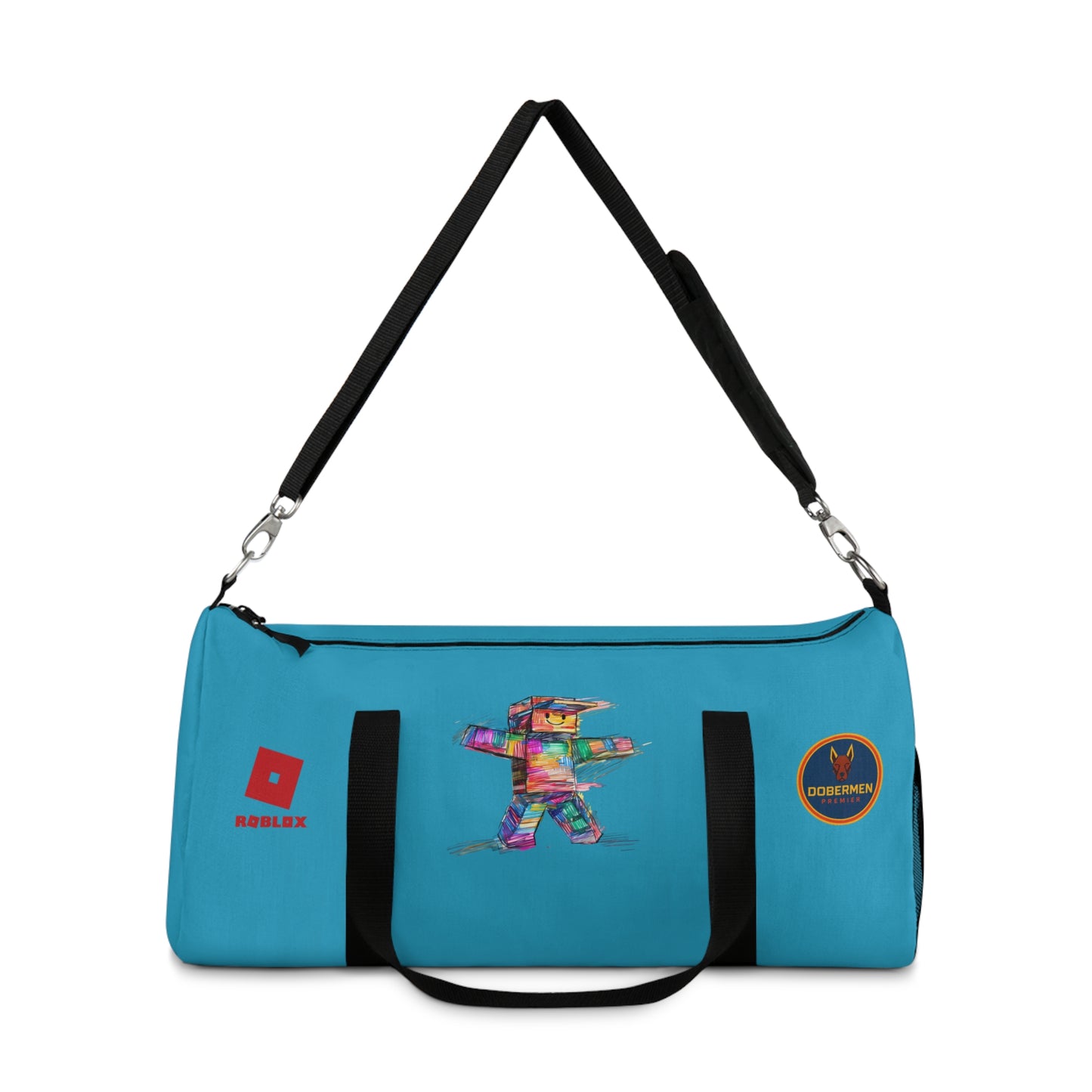Roblox Themed Duffel Bag Turquoise 🧒🕹️ 👧