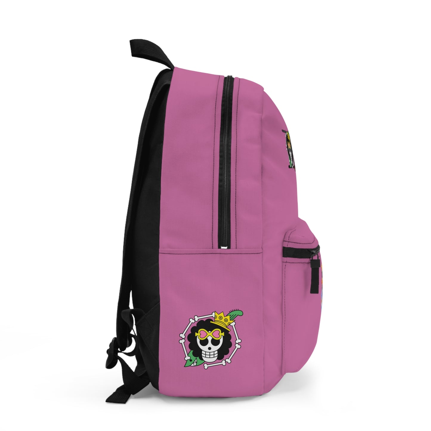 Brook One Piece Anime Backpack Light pink 🎵