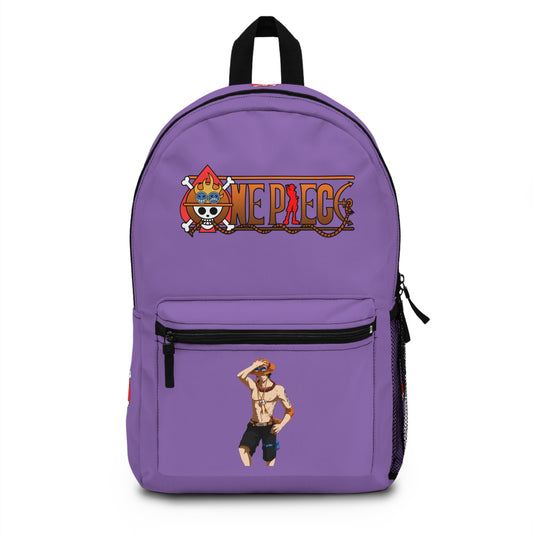 Sanji One Piece Anime Backpack Light purple 🍳