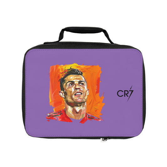 CR7 Cristiano Ronaldo Lunch Bag Light purple ⚽🥇