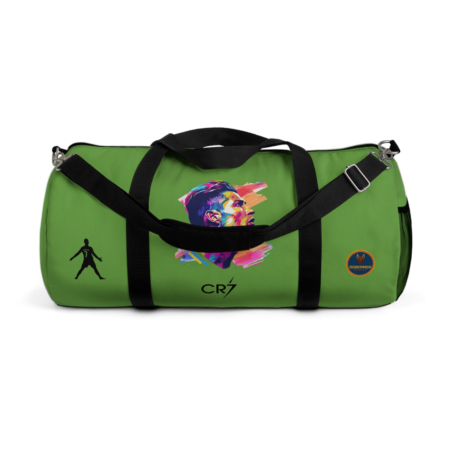 Premium Cristiano Ronaldo Duffel Bag Green 🏆⚽