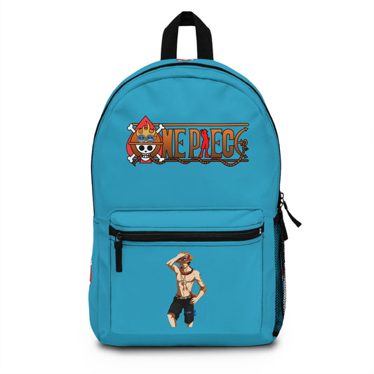 Sanji One Piece Anime Backpack Turquoise 🍳