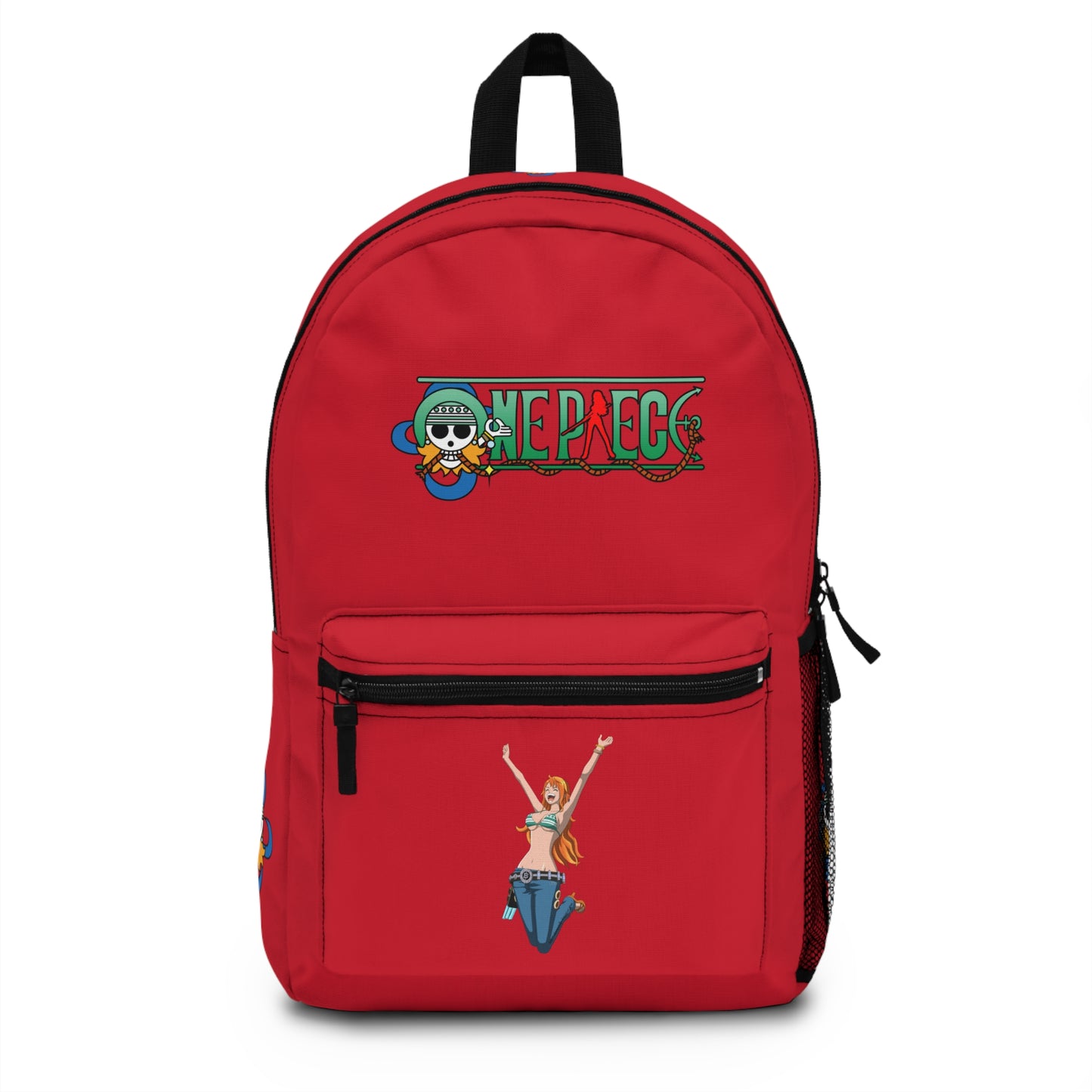 Nami One Piece Anime Backpack Dark red 🗺️