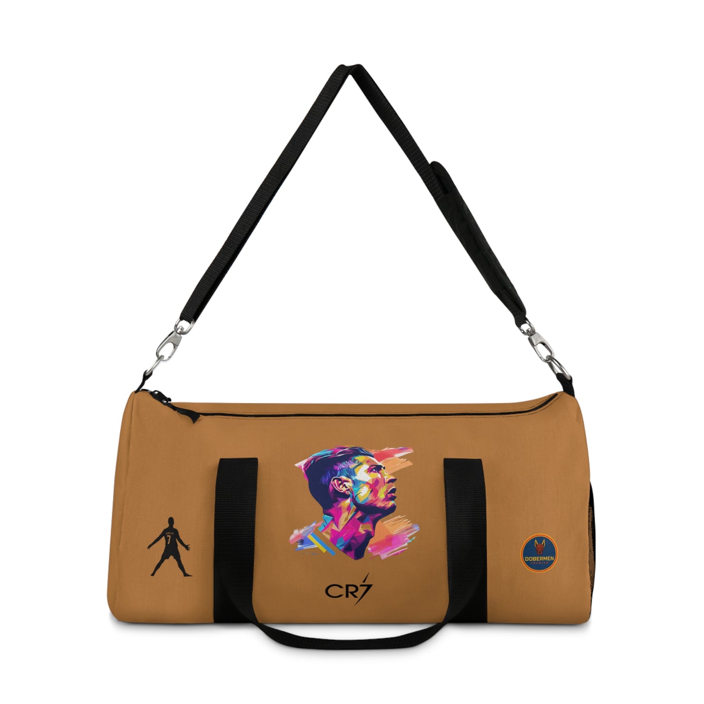 Premium Cristiano Ronaldo Duffel Bag Light brown 🏆⚽