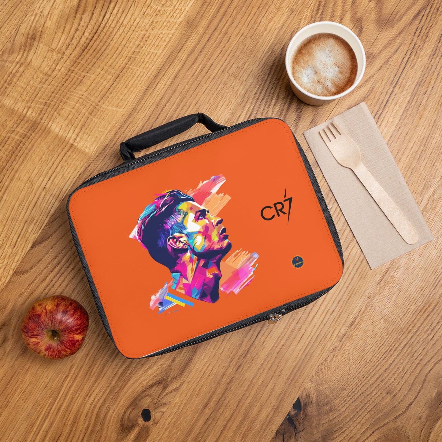 Cristiano Ronaldo CR7 Thermal Lunch Bag Orange ⚽🥶