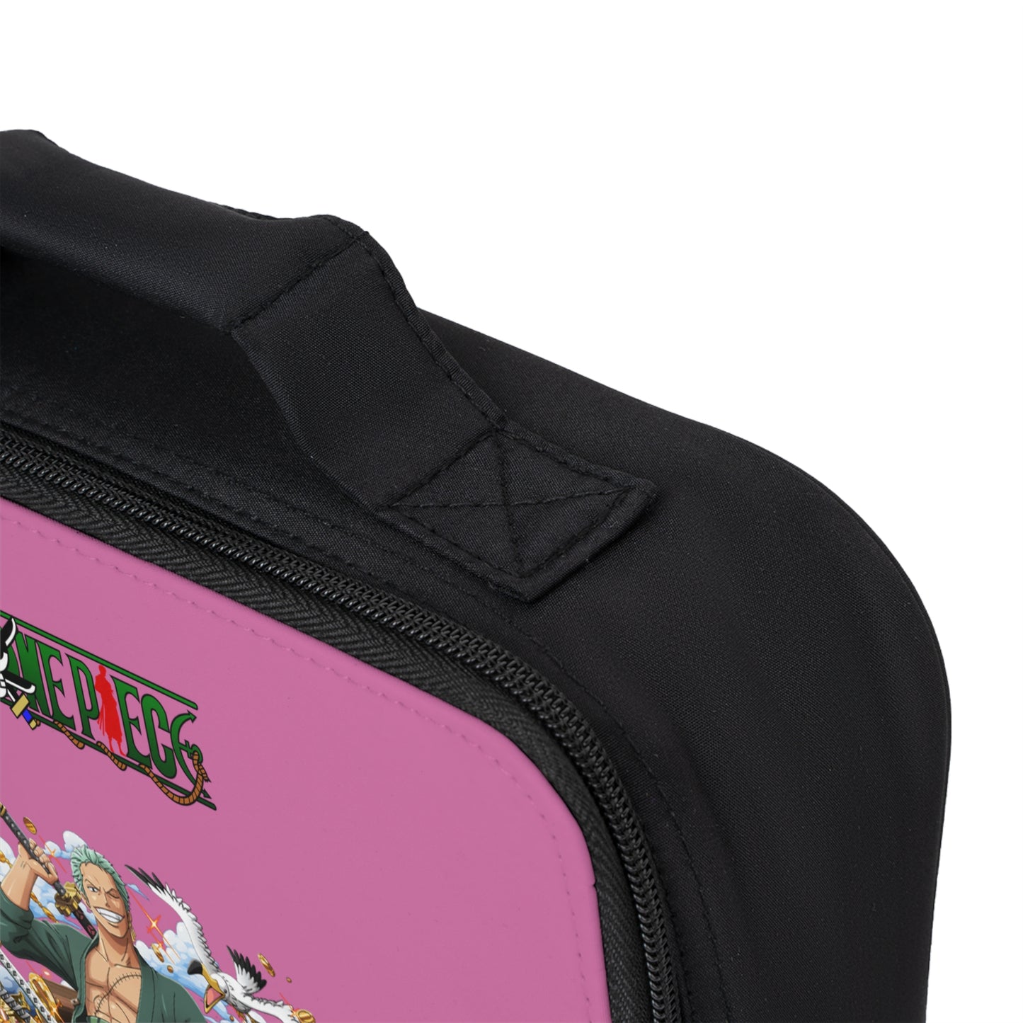 Roronoa Zoro One Piece Anime Lunch Bag Light pink 🍱