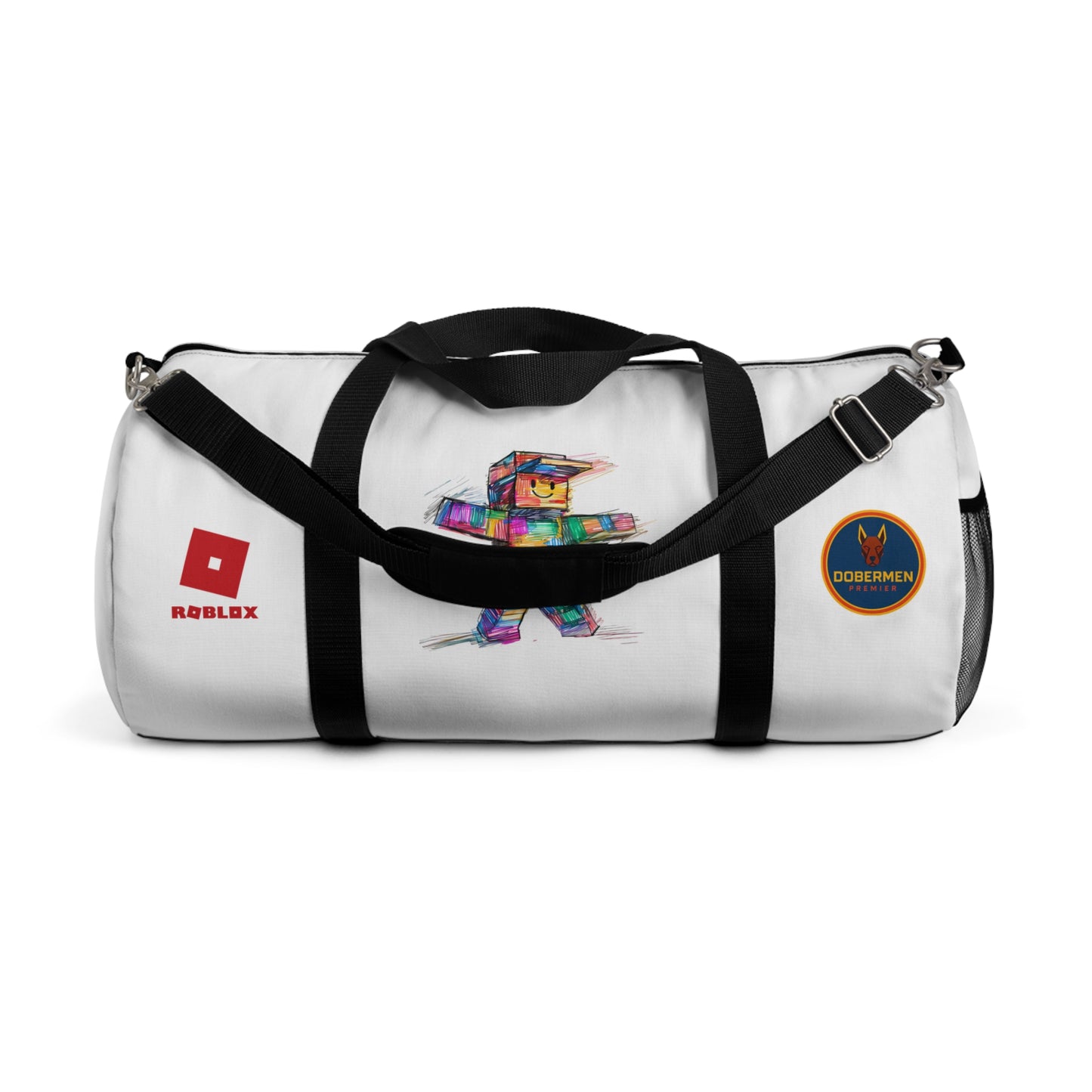Roblox Themed Duffel Bag White 🧒🕹️ 👧