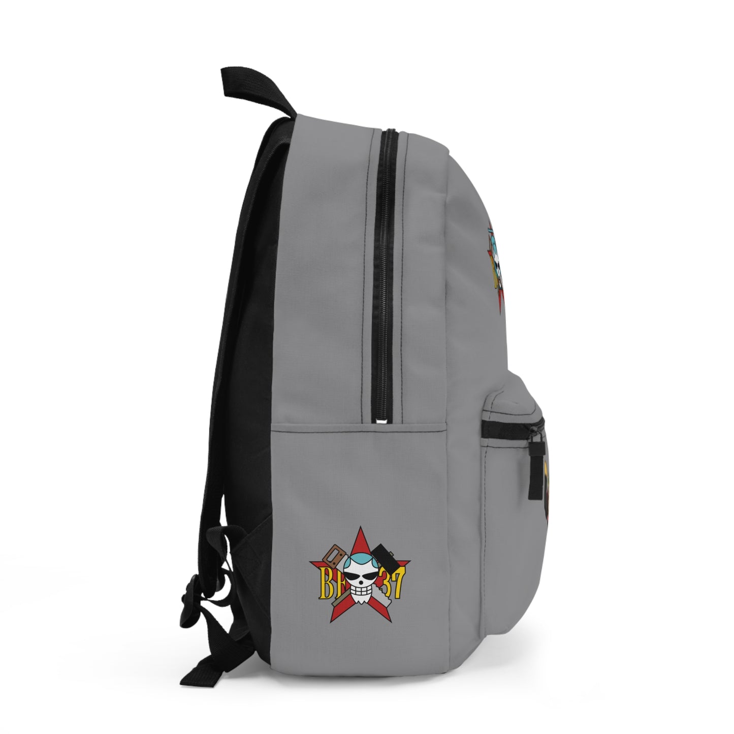 Franky One Piece Anime Backpack Grey 🔧