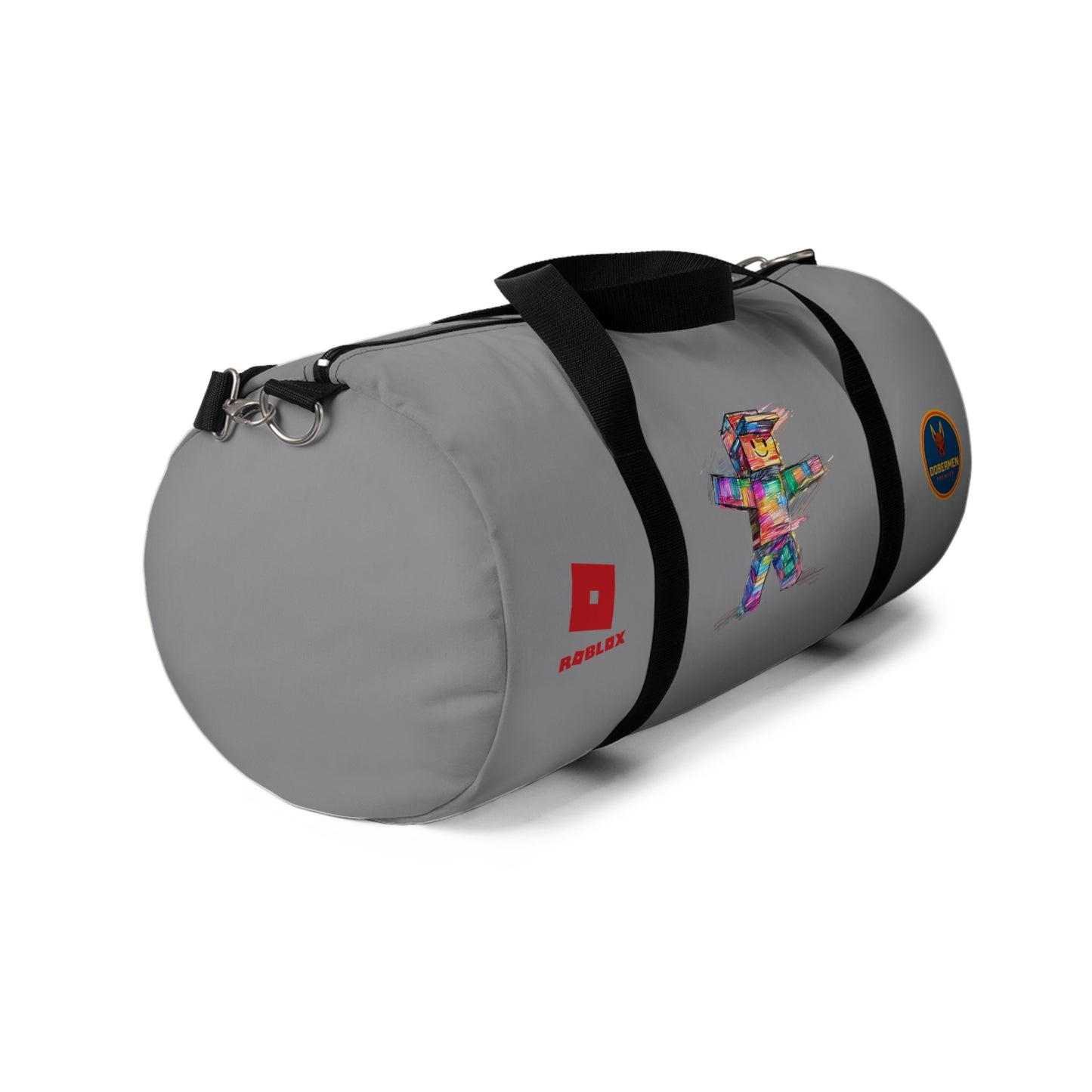 Roblox Themed Duffel Bag Grey 🧒🕹️ 👧