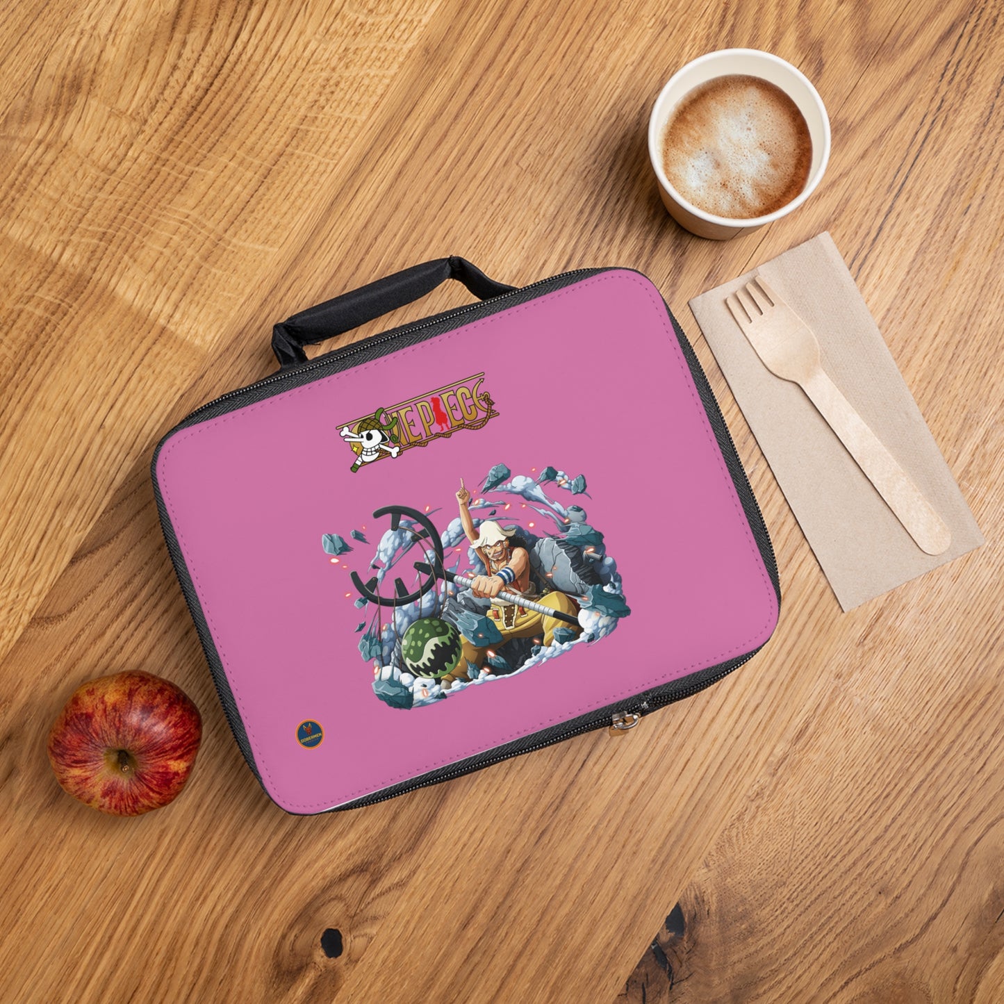 Usopp One Piece Anime Lunch Bag Light pink 🍱